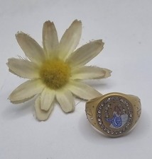 ANELLO CON SIRENETTA azzurra