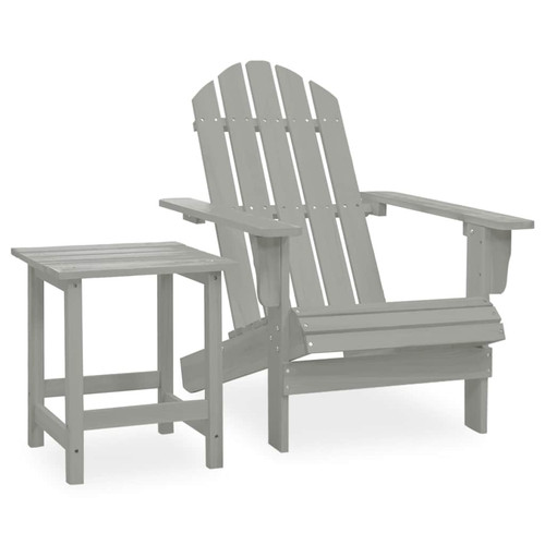 Sedia adirondack con tavolo - sedia,