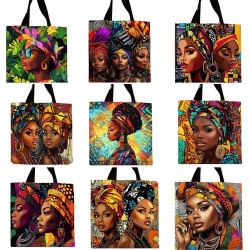 Borsa tote stampa africana
