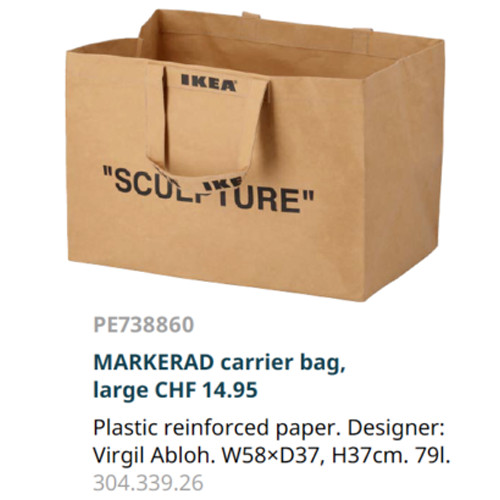 Virgil abloh ikea - abloh, borsa