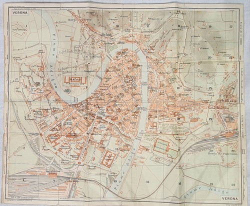 Cartina geografica verona - di,