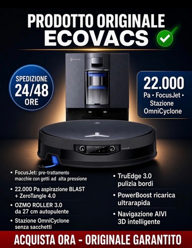 Ecovacs deebot x12 omnicyclone - deebot,