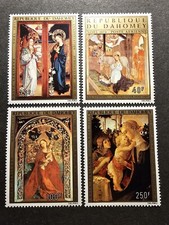 Timbro Dahomey Quadri Natale