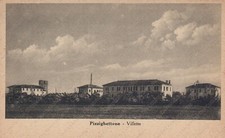 1930c PIZZIGHETTONE Villette Cremona Cartolina