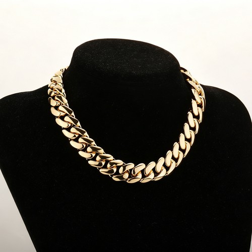 Collana catena maglia cubana