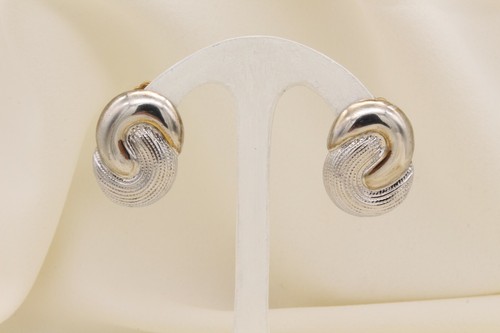 Orecchini clip tono argento - clip,