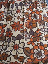 COPPIA TENDE FLOREALI VINTAGE ANNI '70