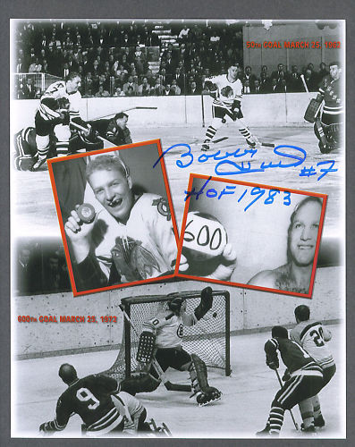 Bobby hull autografo - hull,