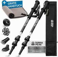 ® Bastoncini Da Trekking Telescopici in Alluminio O Carbonio (Estensibili, Regol