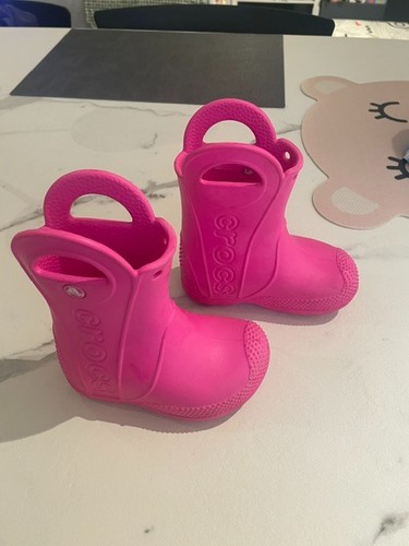 Stivaletti crocs rosa - stivaletti,