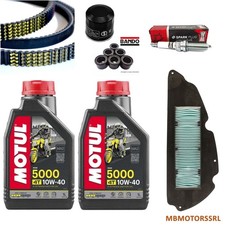 KIT TAGLIANDO HONDA SH 300 2007/2020 OLIO FILTRO OLIO ARIA CINGHIA CANDELA RULLI