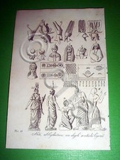 Stampa Incisione Antico Egitto