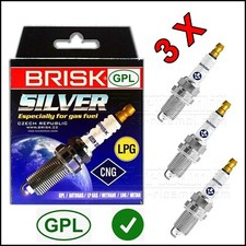 Candele di Accensione Gas Gpl Metano 3 LR17YS-9 Brisk Chevrolet Matiz (M200/250)