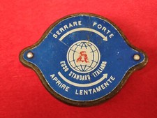 TAPPO RADIATORE VINTAGE ESSO FIAT ALFA LANCIA AUTOBIANCHI ABARTH SIMCA AUTO EPOC