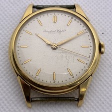 Orologio Vintage Oro 18k IWC Schaffhausen Cal 89 36mm Carica Manuale