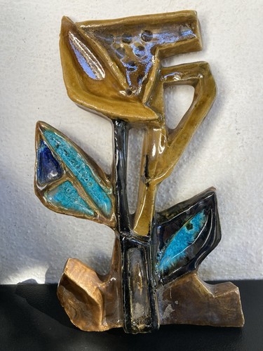 Fiore cubista terracotta