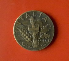 10 CENTESIMI 1939 ERRORE -