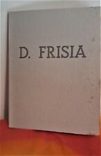 LIBRO OPERE DI DONATO FRISIA PITTORE
