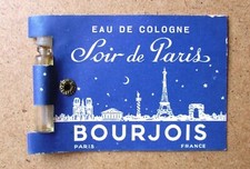 PROFUMO MIGNON FIALA SOIR DE PARIS ANNI 50 PUBBLICITARIO CAMPIONE VINTAGE FIALET