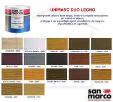 Unimarc duo legno impregnante finitura cerata per interno ed esterno San Marco