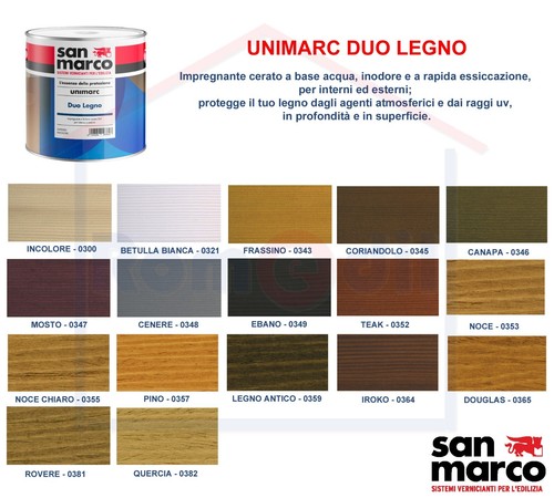 Unimarc duo legno impregnante