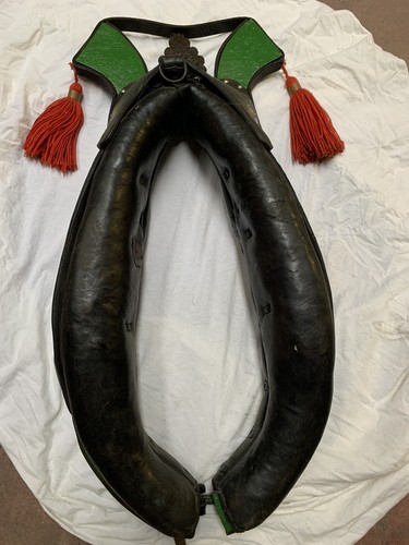 Collare cavallo cuoio legno - cavallo,