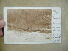 FOTOCARTOLINA 1907 CON L'ADIGE A ROVERETO CON ANIMAZIONE, FRANCOBOLLO 10 HELLER