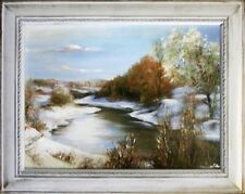 Inverno - Dipinto A Olio Fatto