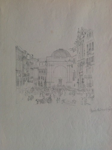 Disegno napoli 1831 - disegno,