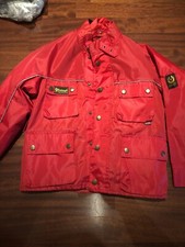 giubbotto belstaff  rosso bambino 5/6 anni