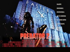 PREDATOR 2 1990 UK quad poster