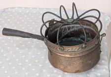 Scaldaletto antico in rame e