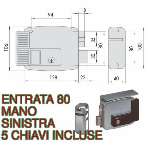 11761 cisa serratura - cisa,