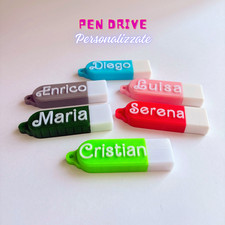Pen Drive nome Personalizzato 8 16 32GB Stampa 3D dispositivo USB 3.0 chiavetta