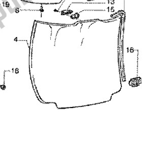 Sportello bauletto piaggio - sportello,
