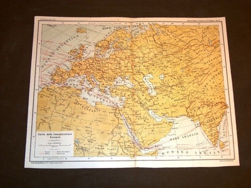 Antica carta geografica - , o