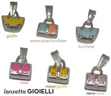 CIONDOLO BORSA IN ARGENTO 925