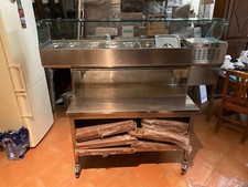 Vetrina frigo per guarnizioni + bancone d'appoggio modificato