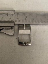 OMEGA steel buckle fibbia