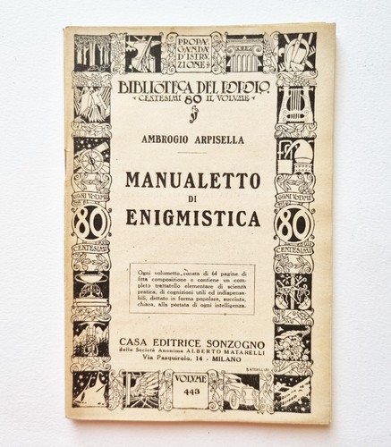 Manualetto enigmistica di - enigmistica,