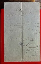 1854 fatt. lavori di 17 fiorini e 26 a ditta bernardelli cormons lomb.veneto