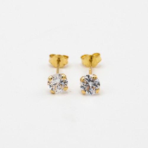 Orecchini oro giallo kt - orecchini,