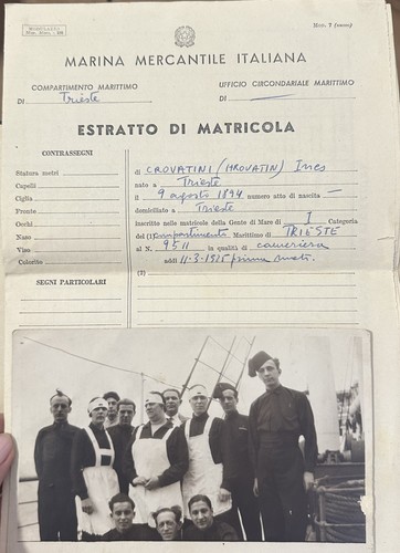Libretto lavoro cameriera - libretto, nave