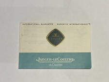 Jaeger le coultre Warranty  Garanzia Polaris/ Deep Sea 1970 Blank