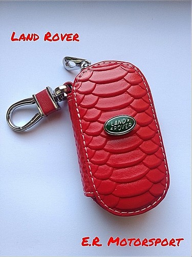 Portachiavi ecopelle rosso - ,