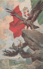 CARTOLINA  RIPRODUZIONE DA ORIGINALE BELLA ITALIA GUERRA VITTORIA NON VIAGGIATA