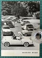 Rarissima Pubblicità Modelli FIAT del 1957