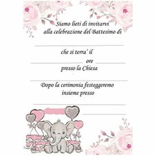 Giomel Inviti Battesimo Bimba