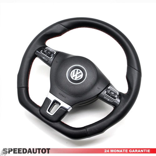 Volant cuir aplati - en, vw