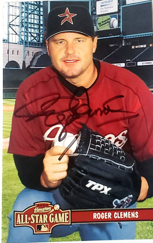 2004 autografo roger clemens - roger,